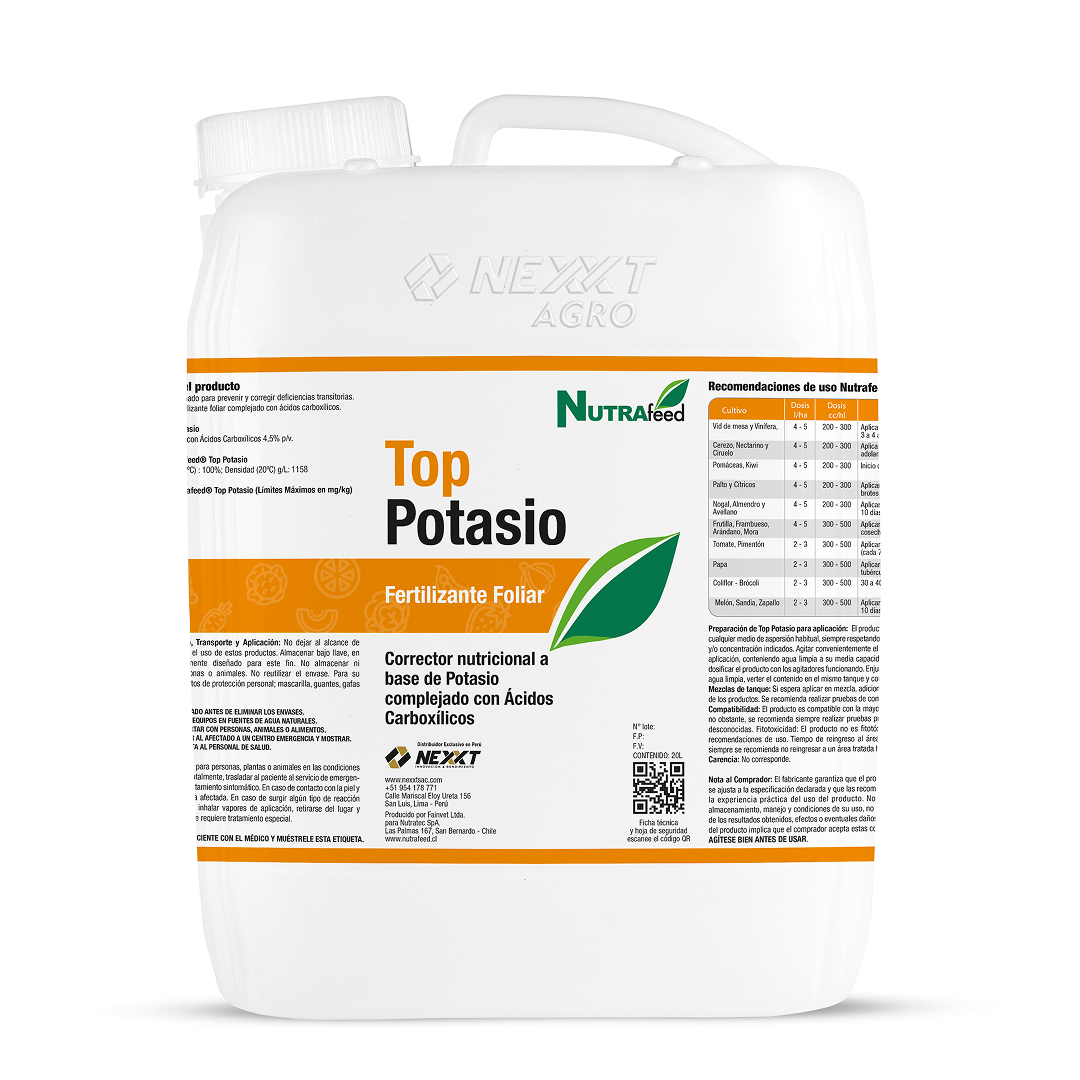 Top Potasio - Nexxt Agro