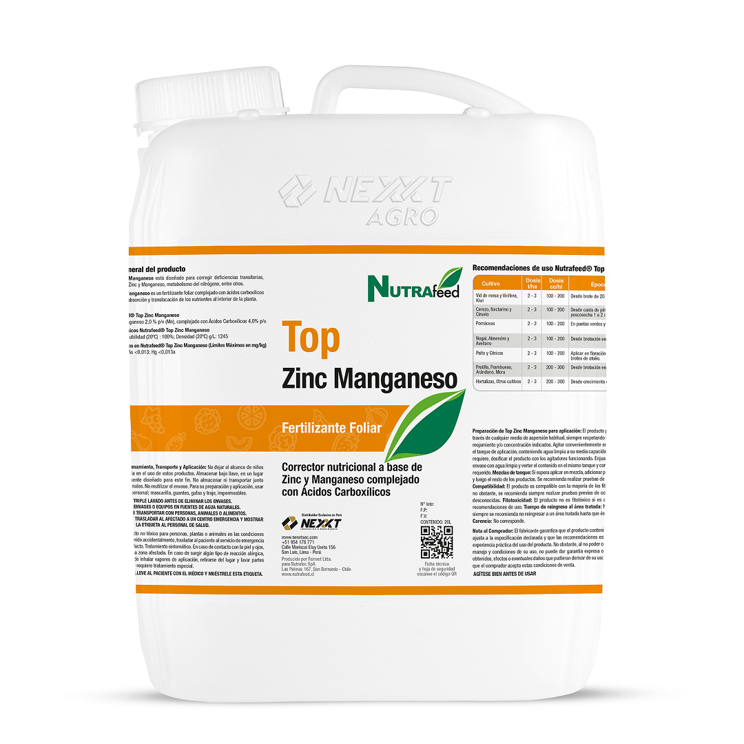 Top Zinc Manganeso - Nexxt Agro