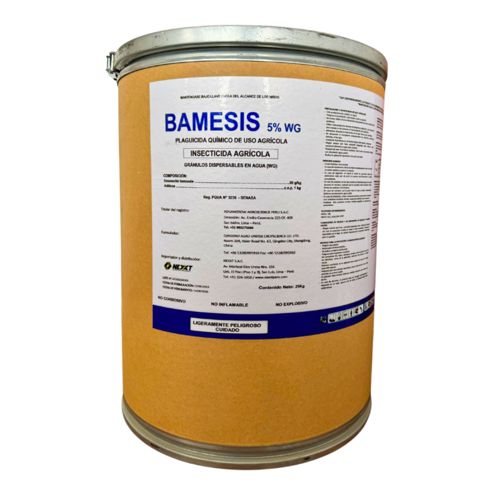 Bamesis 5% WG Emamectin Benzoato 50 g/kg WG