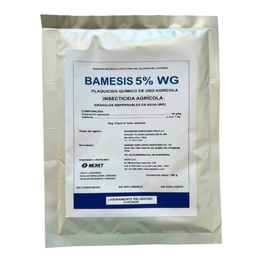 Bamesis 5% WG Emamectin Benzoato 50 g/kg WG